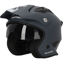Acerbis Aria Matt Grey Κράνος Μηχανής Jet 1050gr