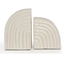 Διακοσμητικό Book End White (14x9x22) Soulworks 0750022