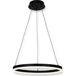 Sunlight D88059/1-BK Κρεμαστό Φωτιστικό Οροφής Πολύφωτο LED με Ρυθμιζόμενο Λευκό Φως Λευκό