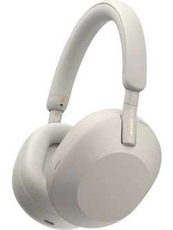 Sony tooth WH-1000XM5 Ασύρματα Bluetooth Ακουστικά Over Ear με Noise Canceling Λευκά