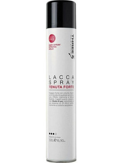 Faipa Three Hair Care Strong Hold Lac Λακ Μαλλιών Δυνατό Κράτημα 500ml