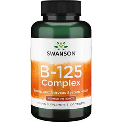 Swanson Vitamin B-125 Complex 100 Ταμπλέτες