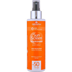 Gooderm Sunscreen Nourishing Αντηλιακό Spray Προσώπου SPF50 200ml
