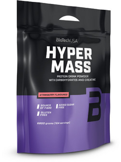 Biotech USA Hyper Mass Strawberry Πρωτεΐνη Ορού Γάλακτος Όγκου 6.8kg