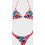 Gsecret Bikini Set Τριγωνάκι με Ενίσχυση Brazil Floral Πολύχρωμο BK5058-22119