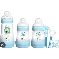 Mam Welcome to the World Σετ Blue Dog 2x160ml + 260ml