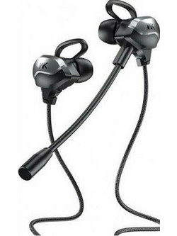WK ET-Y30 Gaming Headset In Ear Black