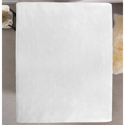 King Size Σεντόνι Dubbel Jersey με Λάστιχο 190 x 220 x 30 cm Χρώματος Λευκό Dreamhouse 8717703801613