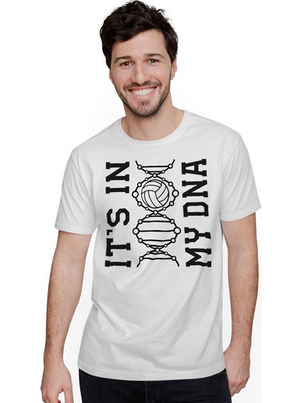 Its In My DNA Volleyball (Κοντομάνικο Ανδρικό / Unisex) - White
