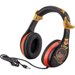 eKids Harry Potter Ενσύρματα Παιδικά Ακουστικά On Ear Μαύρα Κόκκινα