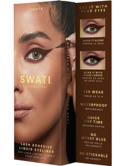 Swati Vanta Lash Adhesive Liquid Eyeliner Brown
