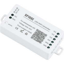 GLOBOSTAR(R) 73409 SP108E MATRIX Pixel Addressable RGB/RGBW Controller DC 5-24V IP20 - WiFi + SPI/TTL + 2048 IC - M8.1xΠ4.3xΥ2.1cm