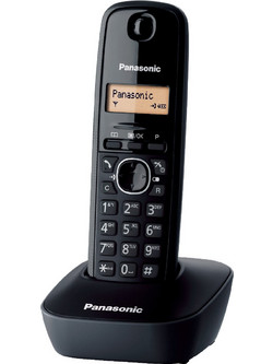 Panasonic KX-TG1611 Ασύρματο Τηλέφωνο Μαύρο
