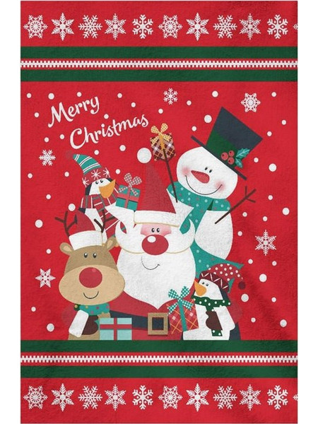 Santa Claus Κουβέρτα Αγκαλιάς Fleece 75x100 Κόκκινη