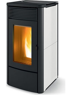 MCZ Alyssa Air 6 Beige Σόμπα Pellet Αερόθερμη 6.3kW