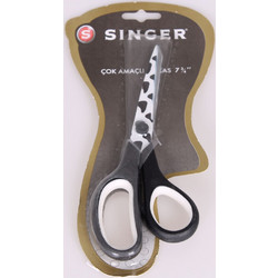 Ψαλίδι Singer Γενικής Χρήσης με κλασική λαβή 19.7εκ. μαύρο
