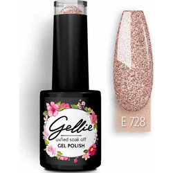 Gellie Classic E 728 Glitter Ημιμόνιμο Βερνίκι Νυχιών 10ml