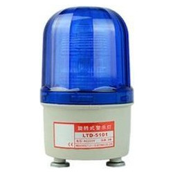 Φάρος στατικός (Flasher) LTE-5101 με λυχνία LED Φ100 150mm 230VAC μπλε - 035-015074230