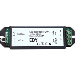 Dimmer LED CONTROLLER 20A για λάμπες και προβολείς LED 12 ή 24 V DC - 200.0031