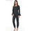 Zen Intimates Σετ Γυναικείες Πιτζάμες Χειμωνιάτικες Βαμβακερές Ανθρακί 84894