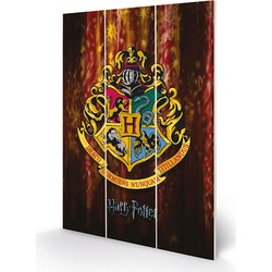 HARRY POTTER - Wood Print 20x29.5 - Hogwarts Crest