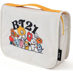 Erik BT21 Παιδικό Νεσεσέρ Ταξιδίου με Θήκες 30x12x16cm Μπεζ