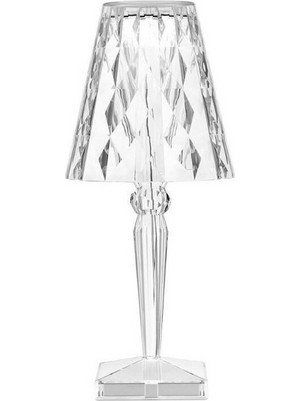 Andowl Decorative Table Lamp with RGB Lighting Transparent Q-LED45