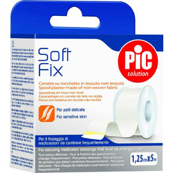 Pic Soft Fix Non Woven Επιδεσμική Ταινία 1.25cm x 5m