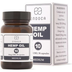 Endoca Hemp Oil 300mg CBD 30 Κάψουλες