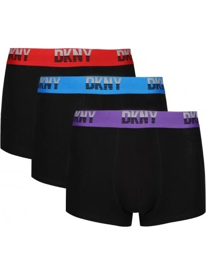 DKNY DNKY Men's Boxer Toledo Trunks - 3 Pack < Boxer