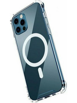 Magsafe Silicone Back Cover Transparent (iPhone 12 / 12 Pro)