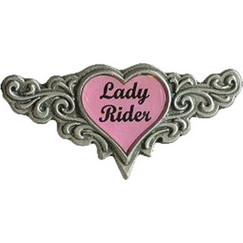 Καρφίτσα-Κονκάρδα Μεταλική LADY RIDER PIN