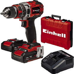 Einhell TE-CD 18/50 Li-i BL 18V Κρουστικό Δραπανοκατσάβιδο Μπαταρίας Brushless 18V 2x2Ah