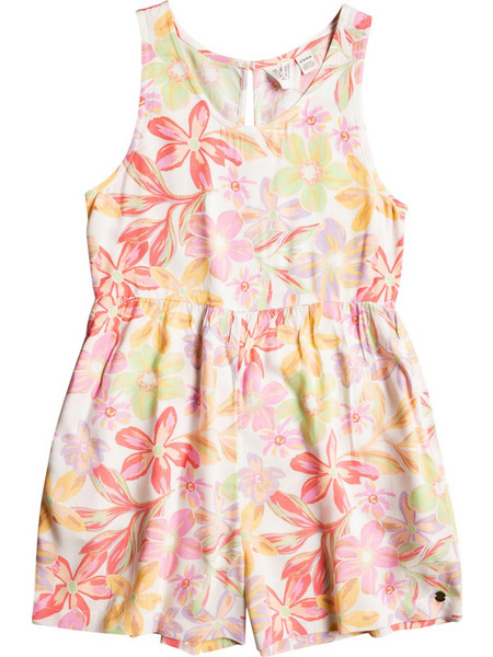 ROXY 'IN THE MOUNTAIN' ΠΑΙΔΙΚΟ PLAYSUIT ΚΟΡΙΤΣΙ ERGWD03207-WBK9 (WBK9/SNOW WHITE BAYSIDE BLOOMS)