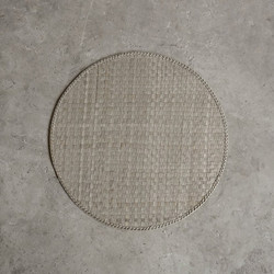 RAVENNA Σουπλά Πάνδανος Cassy Round Natural 35 x 35 x 1