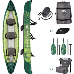 Aqua Marina Ripple Φουσκωτό Kayak 3 Ατόμων Πράσινο 15687