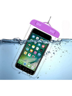 Techsuit - Waterproof Case - for Phone 6.5' - Purple