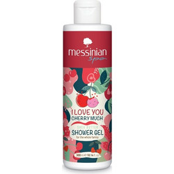 Messinian Spa I Love You Cherry Much Shea Butter Αφρόλουτρο σε Gel 300ml