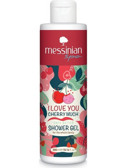Messinian Spa I Love You Cherry Much Shea Butter Αφρόλουτρο σε Gel 300ml