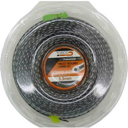 Visco Μεσινέζα Στριφτή Άνθρακα 3.3mm x 41m