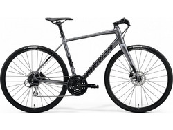 Merida Speeder 100 2022 Ποδήλατο Trekking 28" Αλουμινίου με 24 Ταχύτητες Ασημί