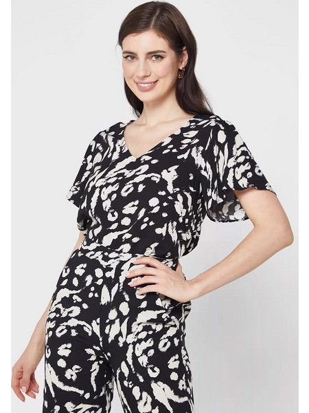 Γυναικεία μπλούζα κοντομάνικη VMEASY V-NECK SS BLOUSE R1 WVN 10286795