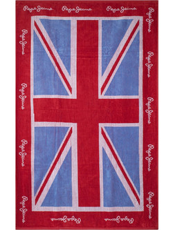 Pepe Jeans Lamia Πετσέτα Θαλάσσης Μπλε Κόκκινη 101x164cm PLH10034-0AA
