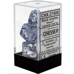 Chessex Nebula Dice Set Black/White 7τμχΚωδικός: 33648267