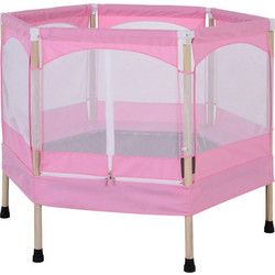 HOMCOM Παιδικό Τραμπολίνο με Δίχτυ 98cm 342-010PK