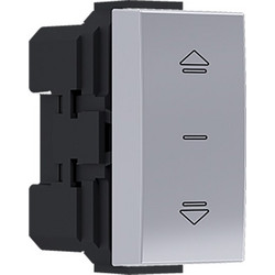 Acaelec Modys Διακόπτης Ρολλών 2P 10AX 250VAC IP20 Ασημί (10101312478)