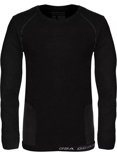 GSA Kids Thermal Leggings Παιδικό Μακρυμάνικο Ισοθερμικό (17-39146-Black) Ολόμαυρο