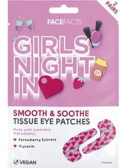 Facefacts. Girls Night In Mask Eye Patches για Ενυδάτωση με Υαλουρονικό & Κολλαγόνο 12ml
