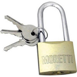 Λουκέτο Μακρύλαιμο με Κλειδιά 38mm Moretti MARTIN 00724