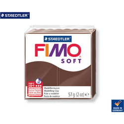 Πηλός Fimo 57γρ Soft Chocolate Staedler (718.8020-75)